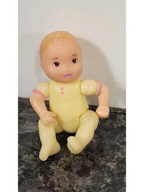 FISHER PRICE SWEET SOUNDS DOLLHOUSE YELLOW BABY PINK SLEEVES BOY GIRL INFANT